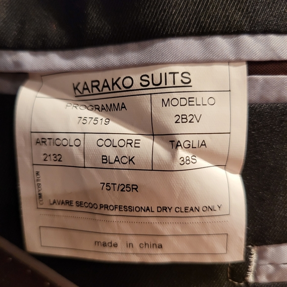 Black suit - Picture 2 of 2